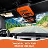 Interior Front Reading Light Panel Trim Cover Frame For Ford Bronco + Orange