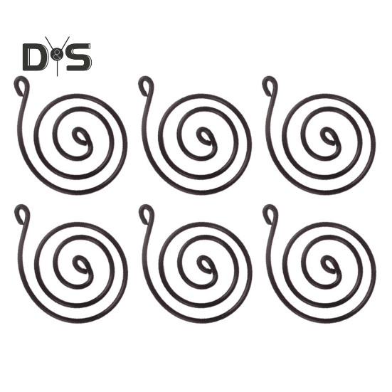 6 piezas de soporte para plantas de aire, contenedor de Tillandsia colgante de metal, soporte ajustable para plantas de aire en forma de remolino para decoración del hogar, la oficina, el balcón y el jardín