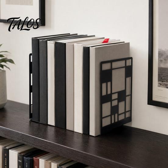 Tree Of Life Bookend 1 Pair of Decorative Bookends for Shelves, Heavy Duty Bookshelf L-shaped Organizer, Hollow Book Holder Stoppers Desk, Office