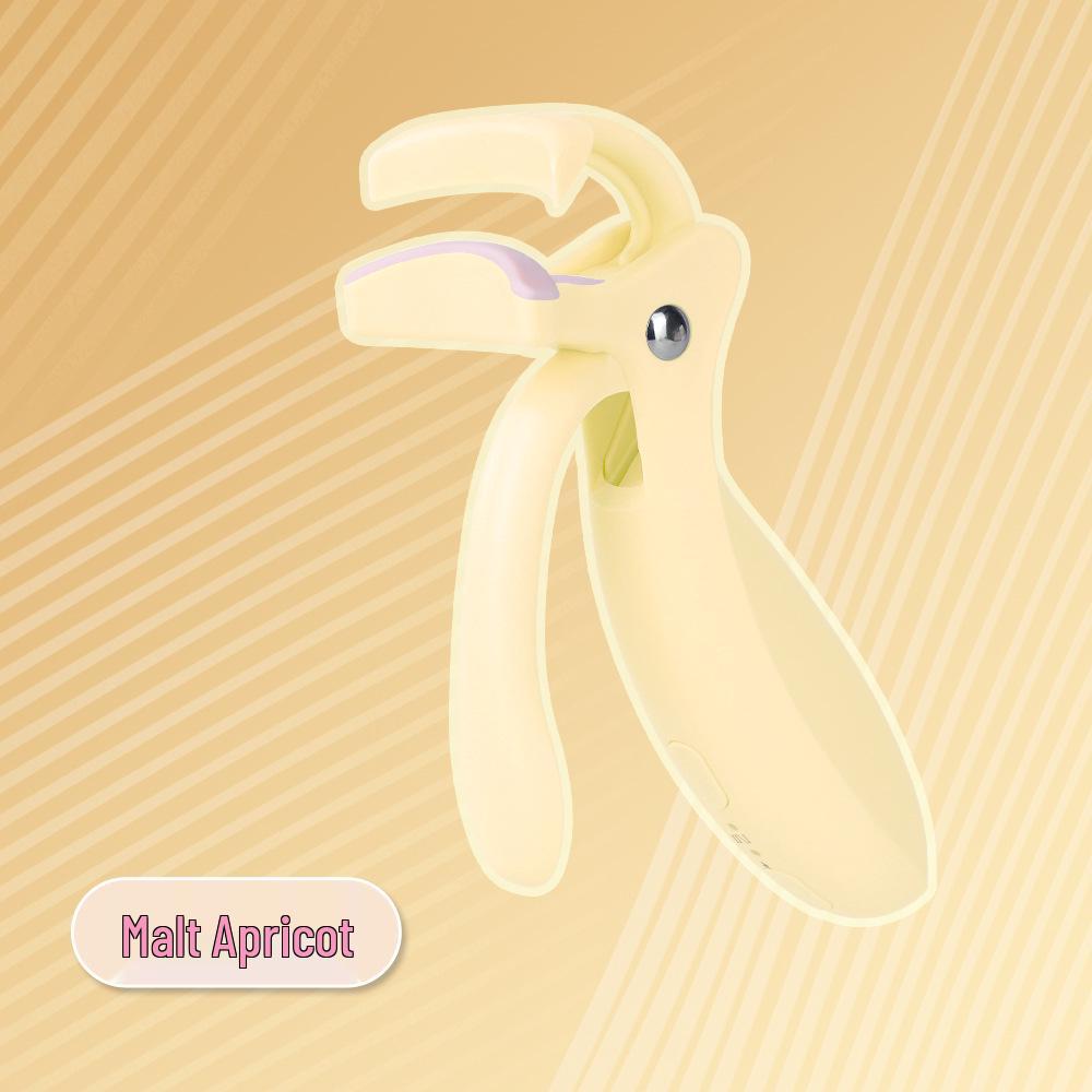 Non-Pinching Wide-Angle Electric Eyelash Curler for Beginners Neutral English Packaging