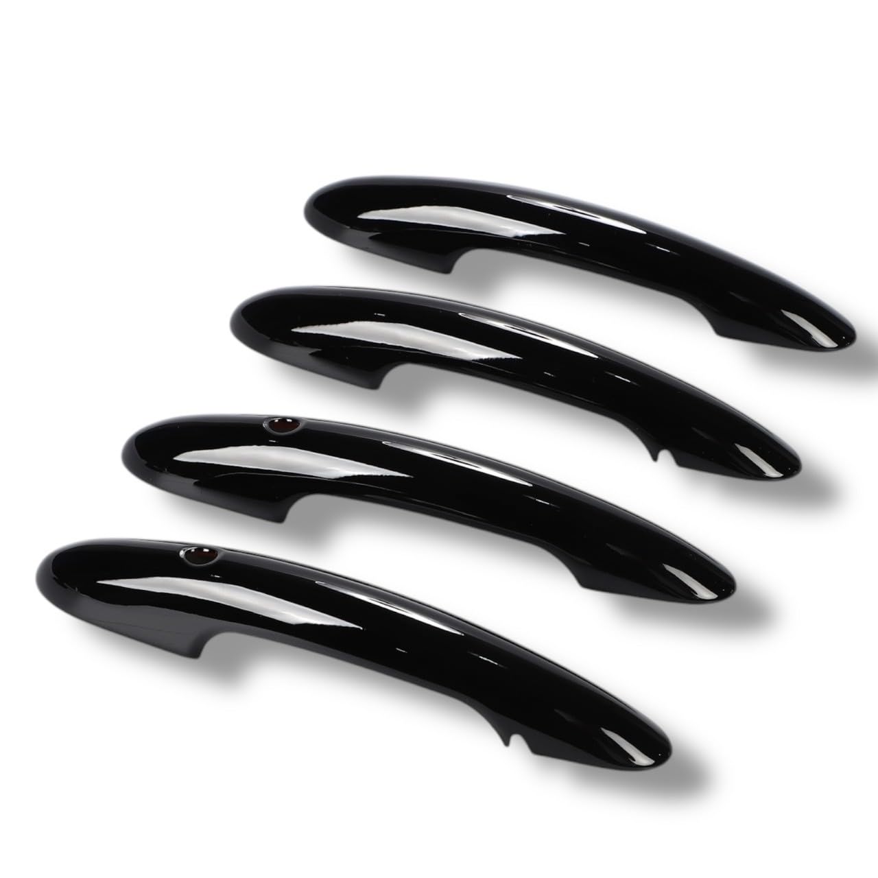 

Kanoan BMW Door Handle Covers for MINI Cooper Vehicles with Comfort Access Set of Smart Key Mini Cooper Aftermarket F54, F55, F60, etc., 5-Door Holes, чёрный