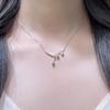 Lily of the Valley Necklace Women's Autumn and Winter Premium Fringed Flower Pendant Premium Versatile Delicate Clavicle Chain