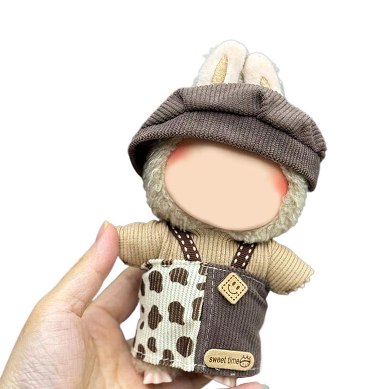 Clothes For Labubu Dolls Accessories, Stylish Kawaii Outfit Set Suitable