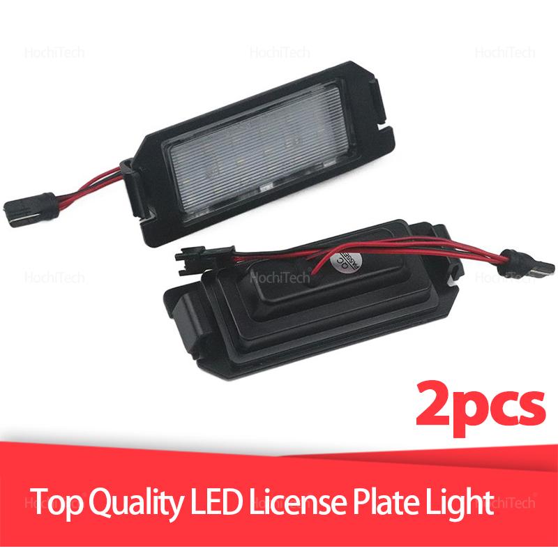 For Hyundai I20 Veloster XG30 Coupe for Kia Rio Soul Picanto 2x Car Rear LED SMD License Number Plate Light Lamp