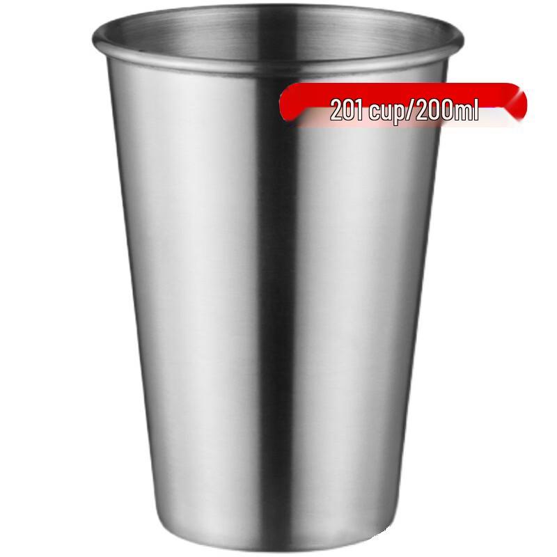 Shengye 200ml Silver Stainless Steel Anti-Drop Cup