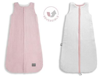Double-Sided Muslin Sleeping Bag S (4-24 Months) Rose