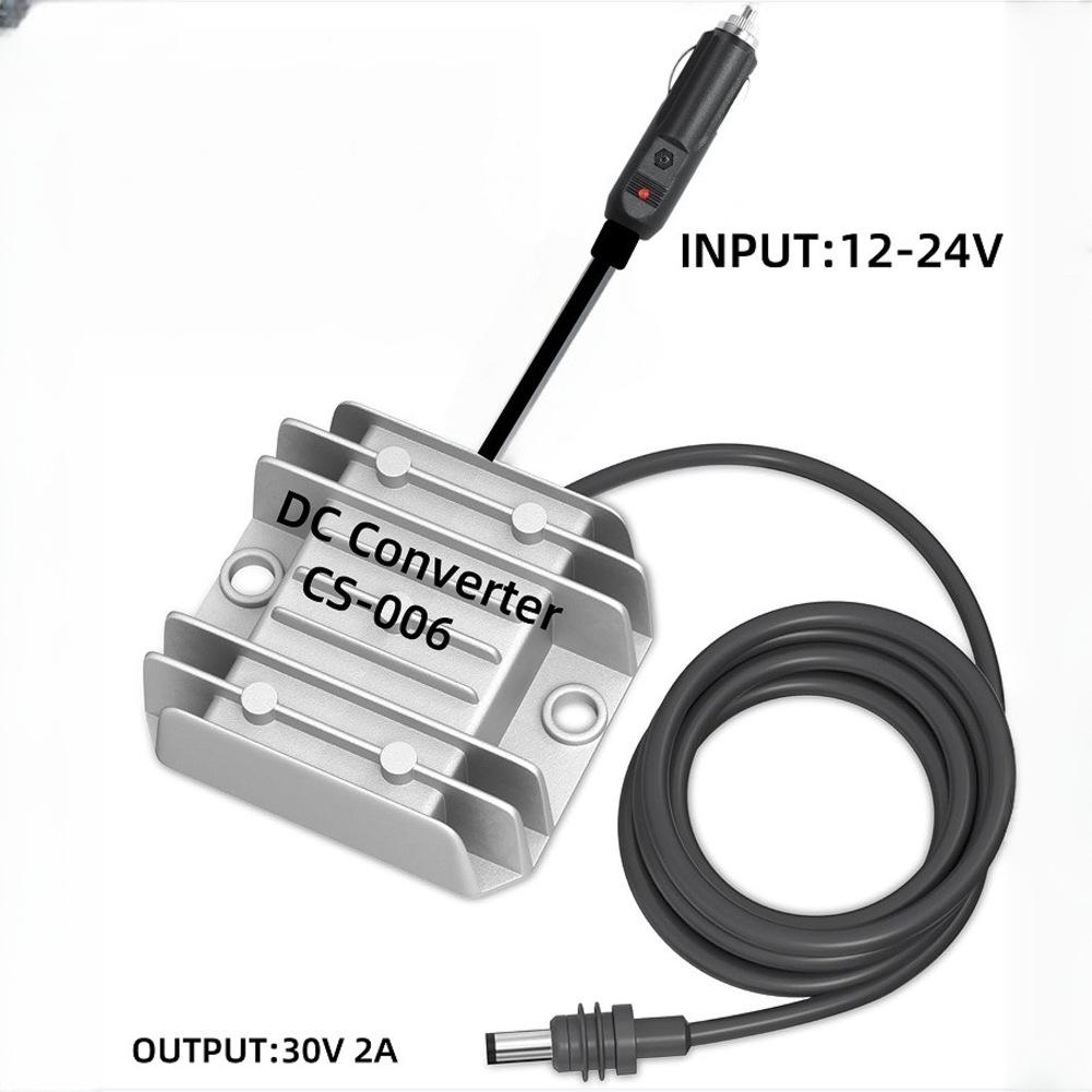 12-24V Input DC Power Adapter Step-Up Charger 30V Output