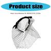 Popular Flapper Veil Hairband Mesh Fascinator Headband for Women Hair Styling Accessories for Theme Event Cosplay Props