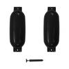 Day and Night - Day and Night Boat Fenders 2 Pcs Black PVC 69x21.5cm