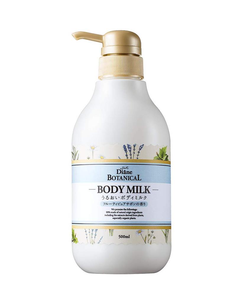 Diane Botanical Body Milk [Fruity Pure Savon Scent] Large Capacity 500ml [Milk but Not Sticky] Diane Botanical