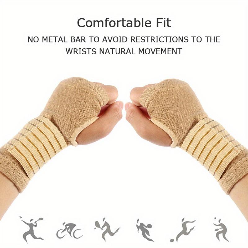 2pcs Wrist Support Strap, Men And Women's Wrist And Hand Sleeve, Elastic Wrist Support Strap, For, Sports