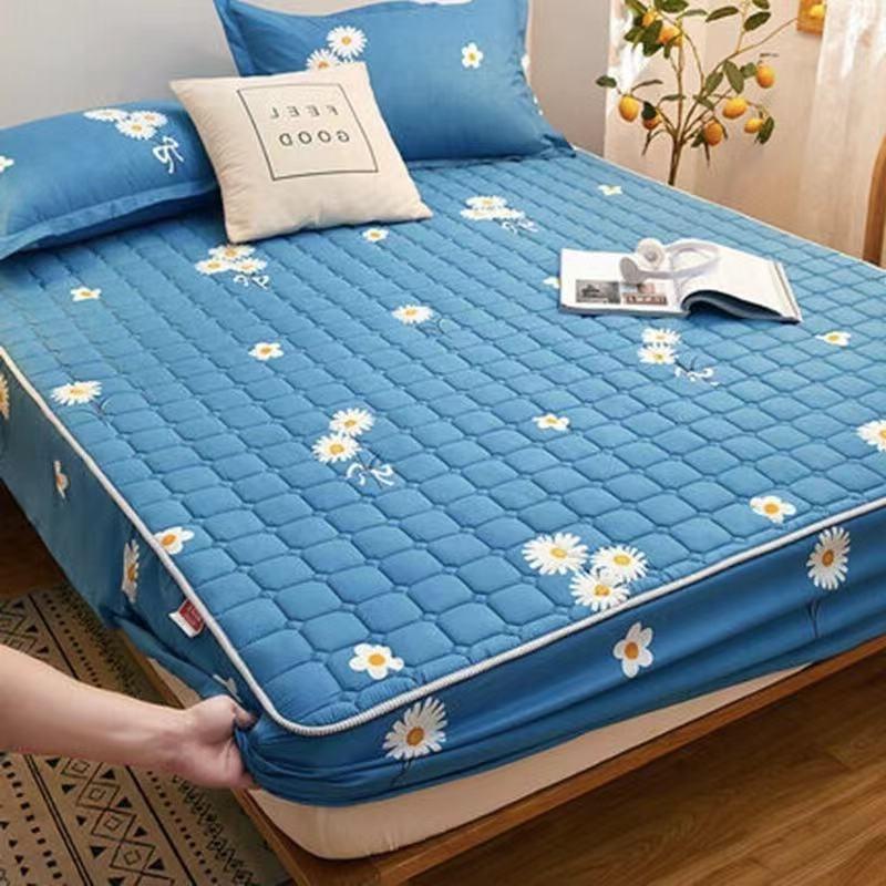 New Cartoon Mattress Cover Protector Soft Comfortable Breathable Printing Bedding Mattress Bed Cover Fitted Machine Washable