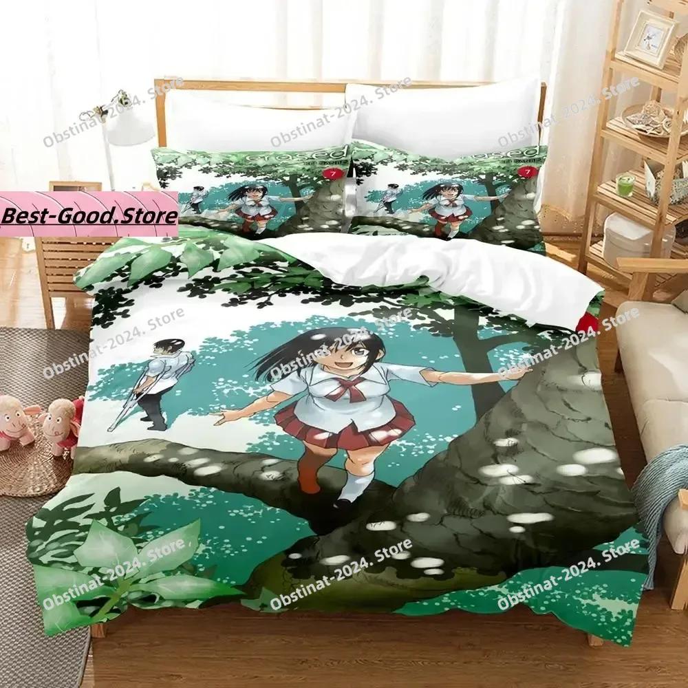 Erased Bedding Set Single Twin Full Queen King Size Bed Set Aldult Kid Bedroom Duvetcover Sets 3D Anime roupa de cama casal
