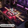 Custom Text Big Mousepad, Extended Desk Pad For Laptop Work GamePoland Football
