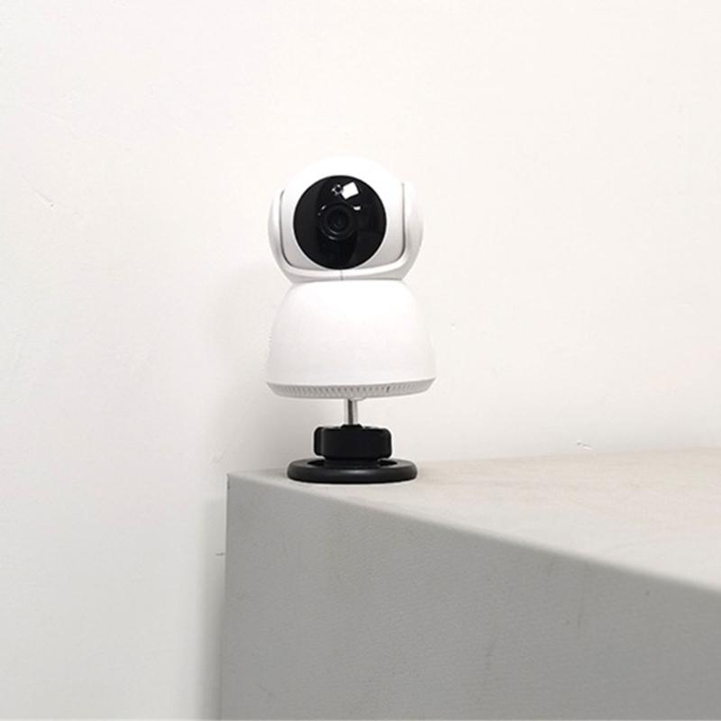 Magnetische Kamerahalterung mit 360-Grad-Drehung Schnellinstallierbarer Webcam-Halter Wandmontage Innenkamera-Halterung Basis