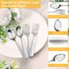 10/20Pcs Stainless Steel Kid Fork Spoon Outdoor Fork Tableware Portable Picnic Travelling Dinnerware Child Cutlery Set for Home