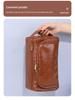 Men's Large Waterproof PU Toiletry Bag - Travel Cosmetic Organizer