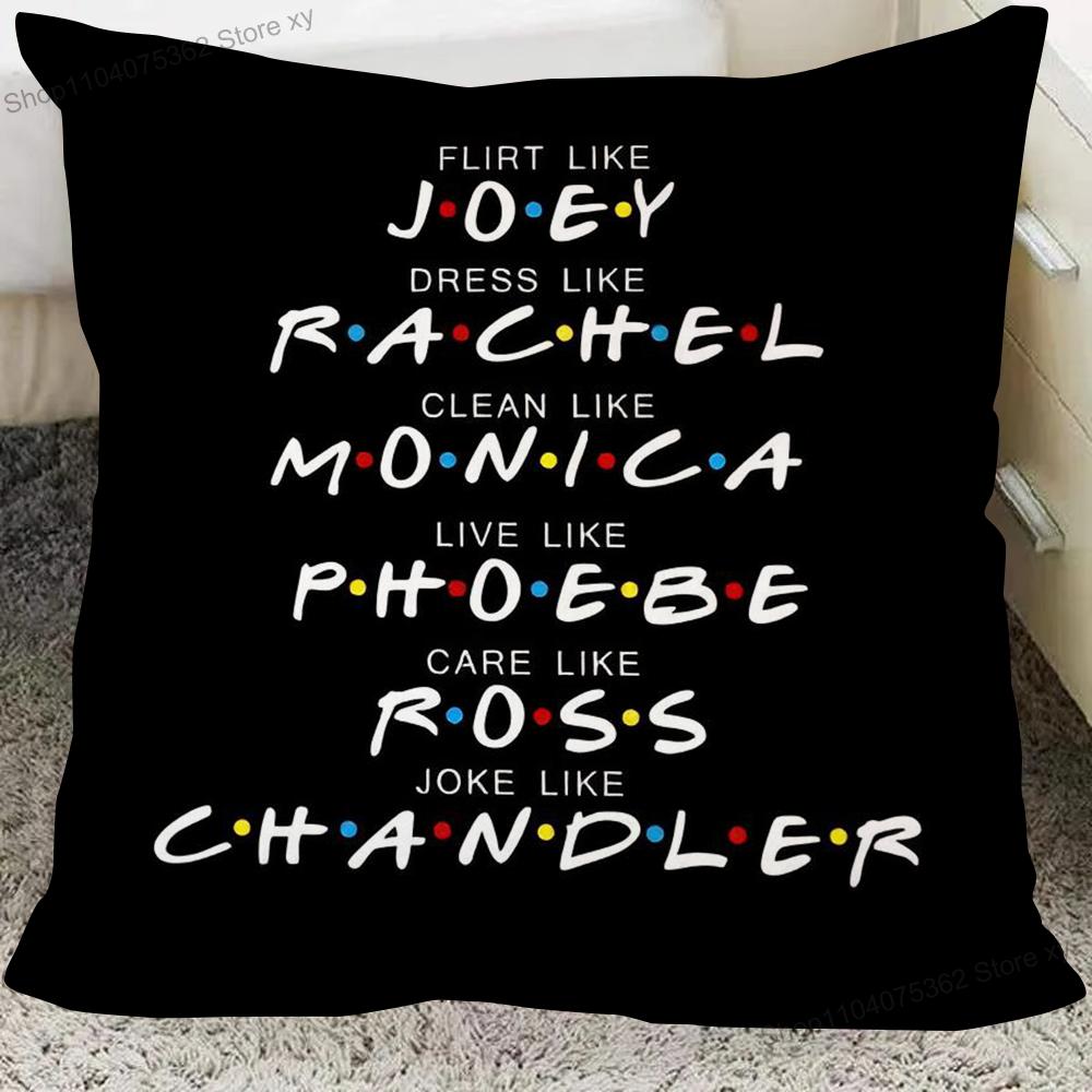 1Pc Classic Tv Series Friends Pillow Case Square Pillow Cushion Cover Bedroom Sofa Room Decoration Casual Pillow Cover