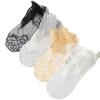 Korean Style Mid-Calf Lace Ankle Socks - Breathable, Anti-Snag Mesh for Spring/Summer