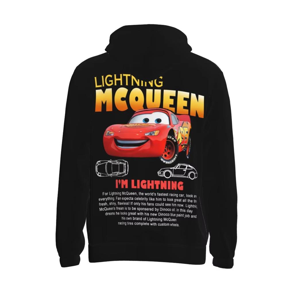 25 Mens Lightning Mcqueen And Sally 3D Print Hoodie Hooded Collar Drawstring Hoodies Pullover Sweatshirts Long Sleeve Sweatshirt