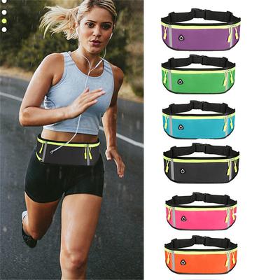 Running Waist Bag Women Men Sport Waterproof Comfortable Gym Safty Reflective Tape Cycling Phone Waist Packs Small Hanging Bag