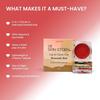 The Skin Story Lip & Cheek Tint Romantic Red | Rosewood | Infused with Manjistha & Mango Butter | 3-in-1 Multi-Purpose Tint for Lips, Cheeks | 3g