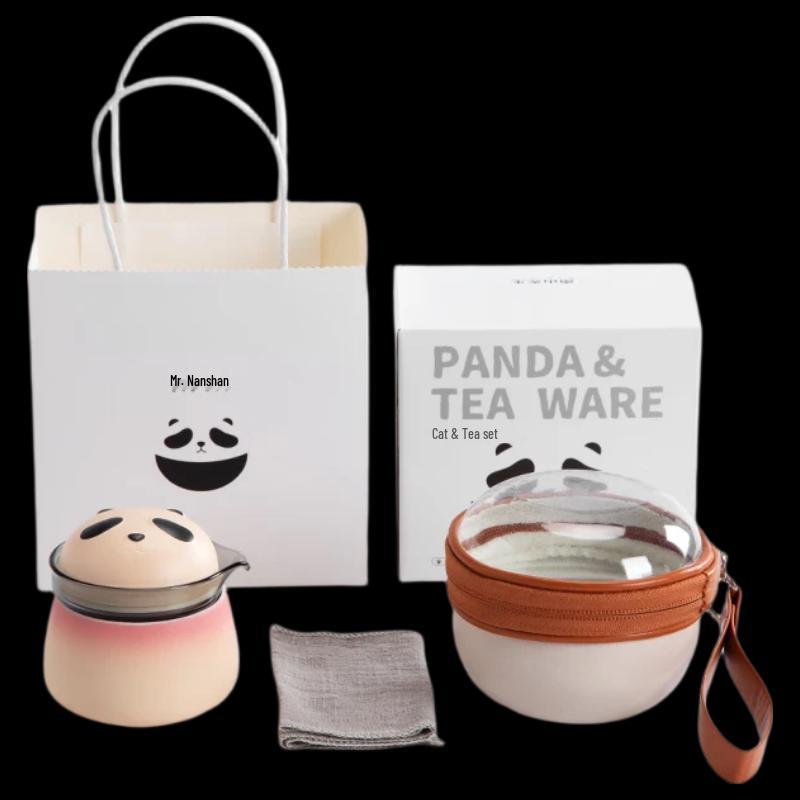 Nanshan Mr. Portable Chinese Ceramic Travel Tea Set
