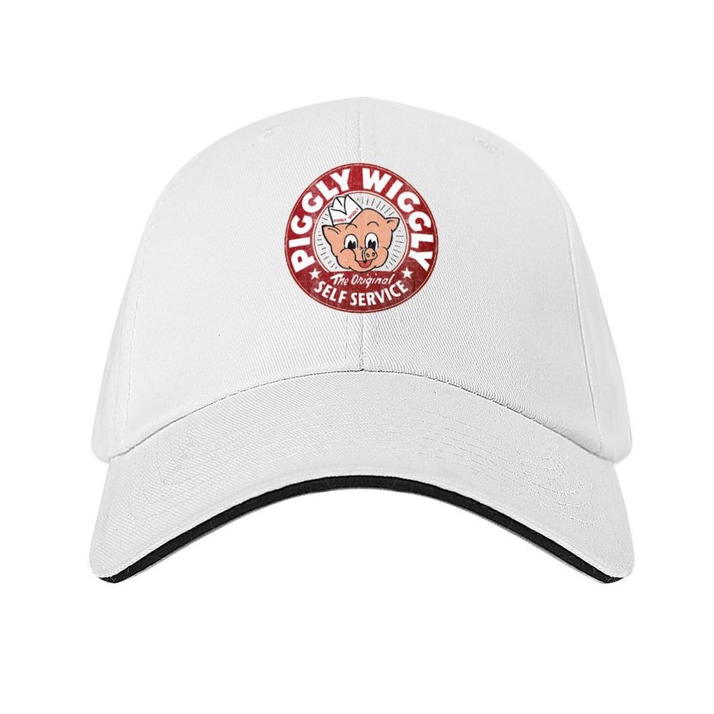 Piggly Wiggly Self Service Worn Baseball Cap Custom Caps Luxury Caps Tea Hat Hats for Men Caps For Women Mens