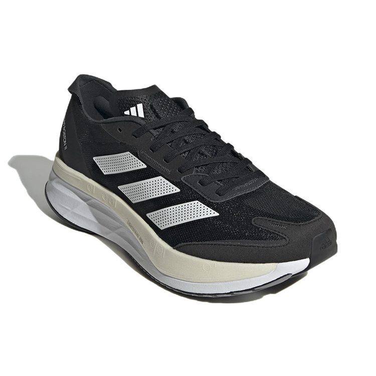 adidas Adizero Boston 11 Fabric Abrasion Resistant Low Top Rubber Training Long Distance Running Shoes Men's GX6651