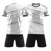 Customizable DIY Sports Jersey Set with Personalized and Number for Team Training or Short Sleeve Top and Shorts Suitable for Adults and Youth