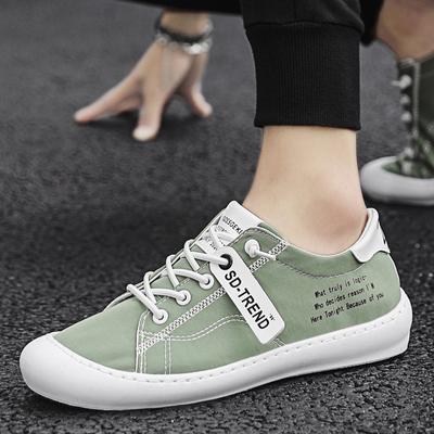 Spring Men Canvas Shoes Ice Silk Cloth Walking Sneakers Men Shoes Zapatos De Hombre Breathable Fashion Ins Catwalk Footwear869