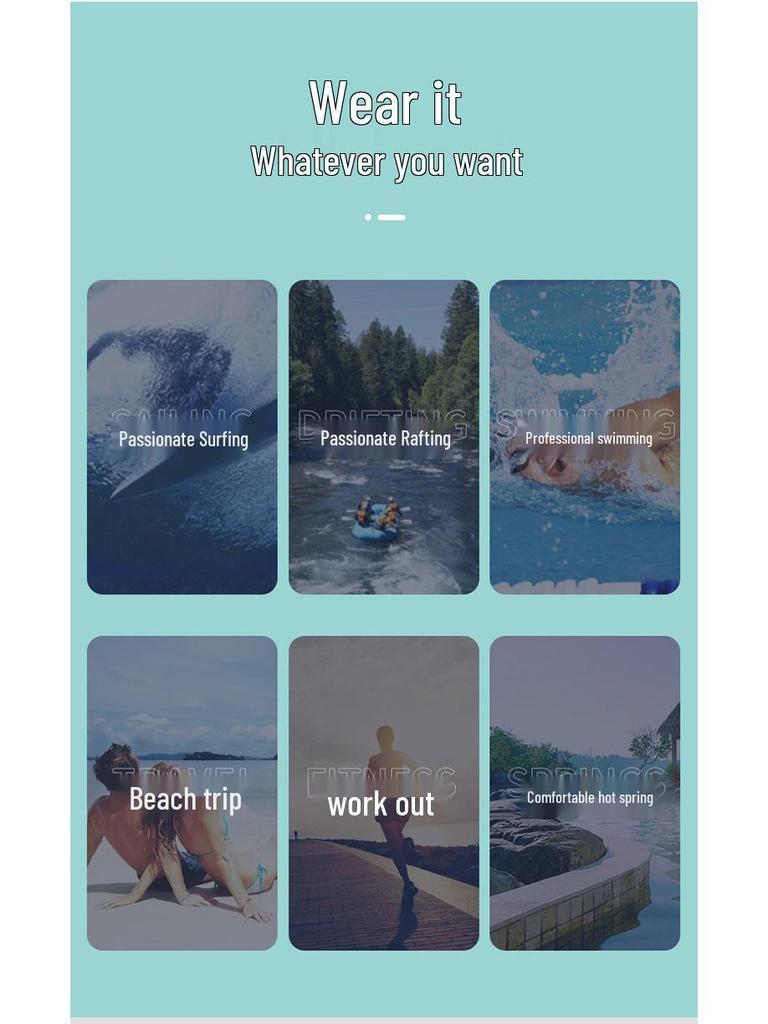 Men's and Teenagers' Long Sleeve Swim Top