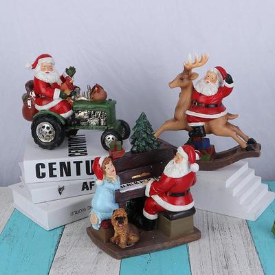 Weihnachtsmann Weihnachtsdekorationen: Harzhandwerk für Zuhause & Wohnzimmerdekoration