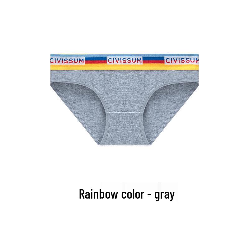 Low-Rise Sexy Exposed Waistband Pure Cotton Panties - Women's Comfortable Briefs