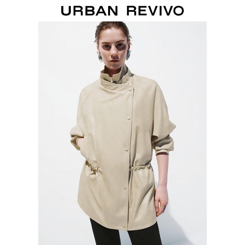 Женский тренч из искусственной кожи UR M