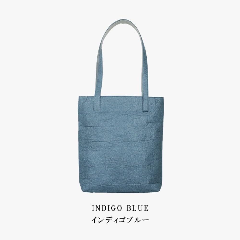 Nadaya Piñatex Pinamore Pignale Tote Bag, Blue, Higashi-Osaka Brand Certified Product, H350 x W310 x D60mm, Product Number: 16141