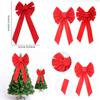 Festive Red Velvet Christmas Bow For Charming Holiday Decor And Seasonal Celebrations