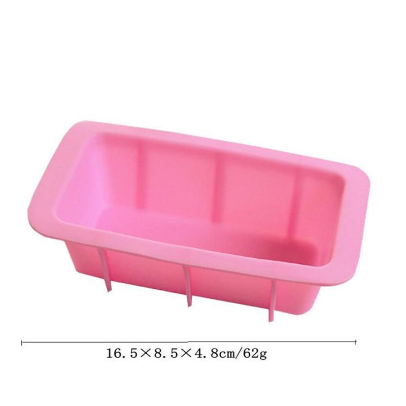 Silicone Mold Rectangle Shape Soap Mold Muffin Case Candy Jelly Ice Cake Silicone Silicone Cake Tool Chocolate Mold