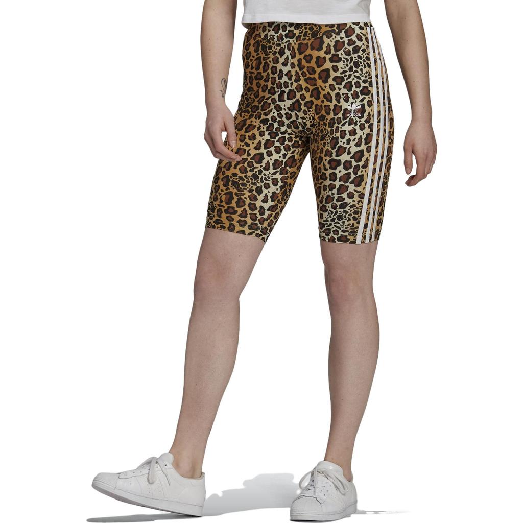 adidas Sportshorts Damen Braun Moderate Enge Hose HB4760