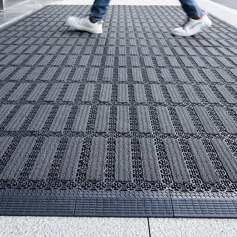 Waterproof Anti-Slip Entrance Doormat for Offices & Hotels - Dust Removal Carpet