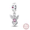Charms Luminous Firefly Stars Cherry S925 Silver Pendants Beads 3mm DIY Party Christmas Fine Jewelry Making Gifts