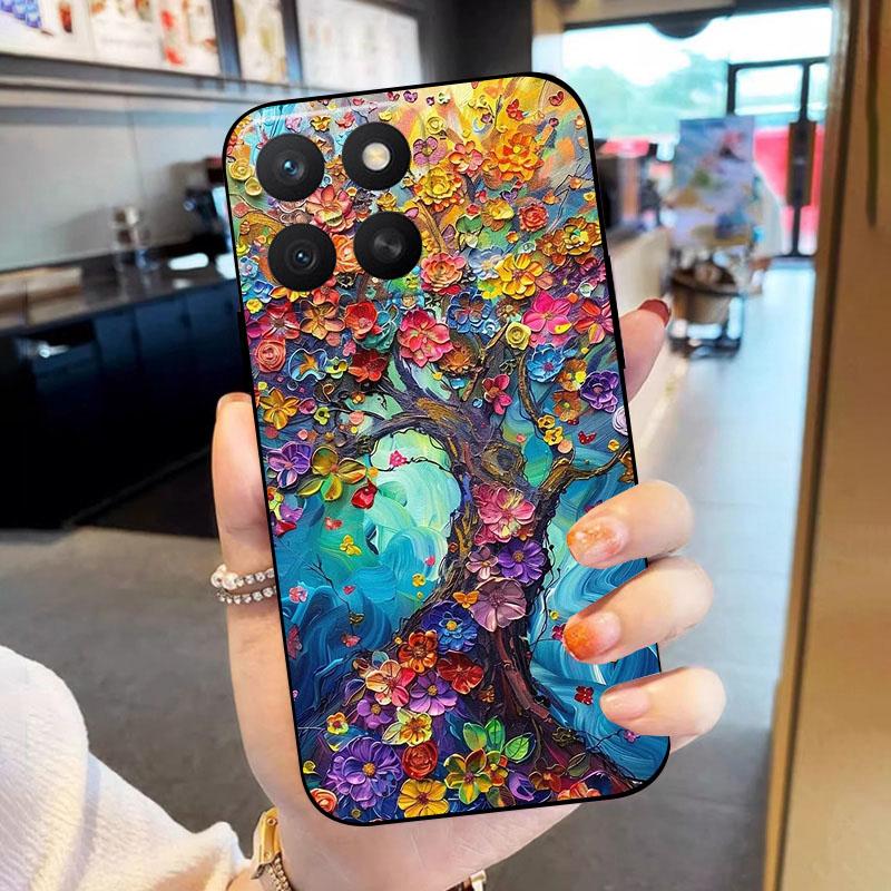 For Honor X8C Case Fashion Soft Silicone TPU Phone Case Back Cover For Honor X8C Protective Cover Fundas Coque Shockproof Bumper