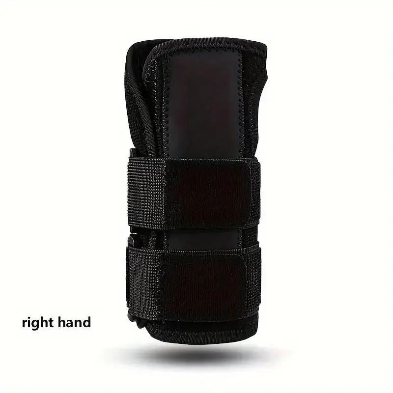 Support de Poignet Bande Renforcée avec Barre en Acier Enveloppe Élastique Respirante de Qualité Médicale pour Stabilisation et Compression