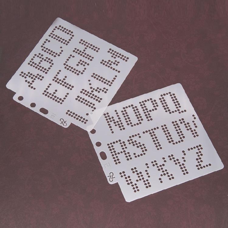 Exquisite Letter Number Stencil Template DIY Album Card Making Painting Template