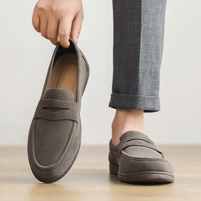 Herren Slipper Loafer Preppy Leicht Atmungsaktiv Komfort Outdoor Flats Rutschfest Weiche Sohle Lässige Tägliche Laufschuhe