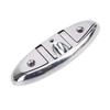 8in Boat Tie Down Cleat 316 Stainless Steel Highly Polished Rustproof Folding Dock Cleat for Marine Yacht RV