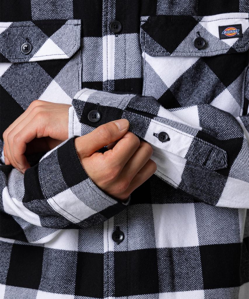 DICKIES Sacramento Check Shirt Black