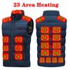 23 Districts Unisex USB Electric Heated Vest for Skiing & Fishing