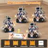 5 in 1 STEM Robot Building Toys Kit, 620Pcs DIY,APP & Remote Control Screen, Eye Coding Rechargeable, Warriors, Birthday Gifts