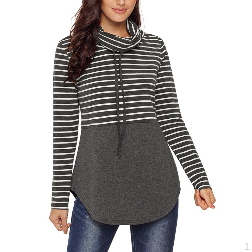 

Sweatshirt Hoodie Long Sleeve Women Gift Attractive Appearance Gray L
